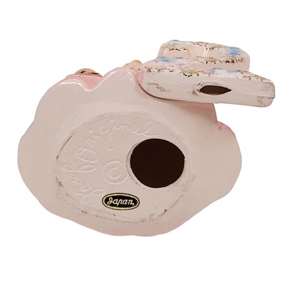 Vintage Josef Original 2 Yr Old Birthday Cake Topper Second Year Figurine Angel - Picture 6 of 12